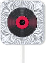Innvision CD speler met radio en Bluetooth - Retro design - Ook voor kinderen - CD / Radio / USB / AUX / Bluetooth - Wit