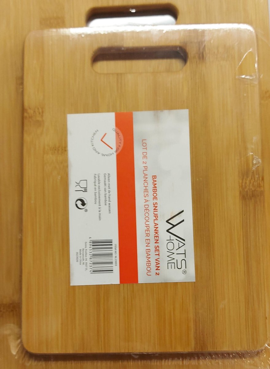 WhatsHome Bamboe Snijplanken set van 2