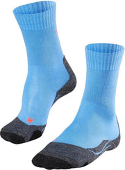 Falke TK2 Dames Wandelsokken - Lichtblauw - Maat 41/42