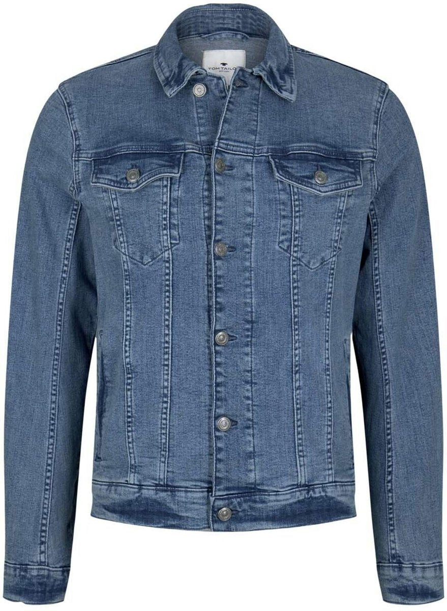 Tom Tailor tussenjas Blauw Denim-M