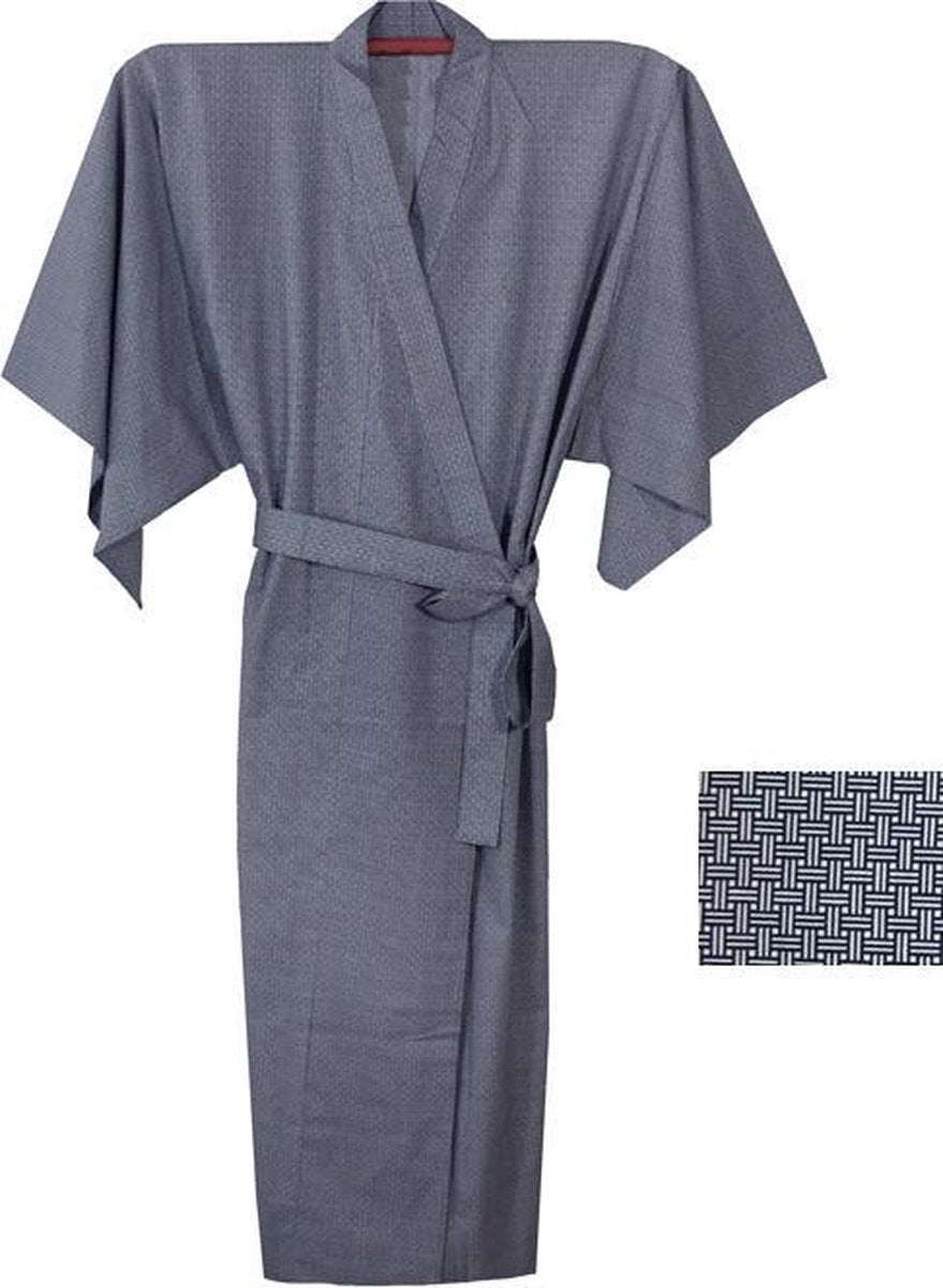 TA-HWA Traditionele Japanse Kimono Yukata Kogara voor Heren One Size