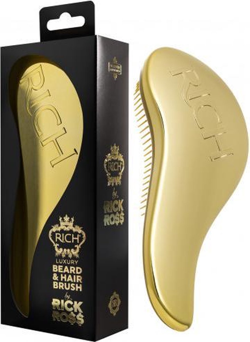 RICH by Rick Ross Luxury Baard en haar kam GOLD
