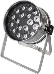 LED PAR 64 - 18 x 4 W RGBW - CHROOM (HQLP10022)