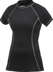Craft Active Full Tee - Sportshirt -  Dames - Maat XL - Zwart;Grijs