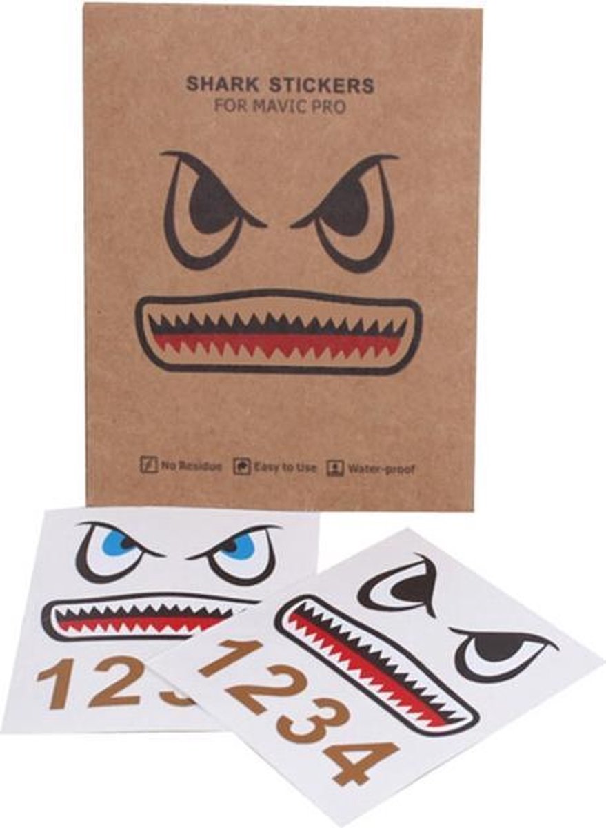 50CAL Shark sticker voor Mavic Pro