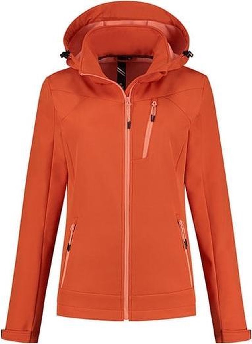 Kjelvik dames zomer softshell jas Abella oranje - maat 46