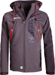Geographical Norway Softshell Jas Heren Grijs Techno - XXL