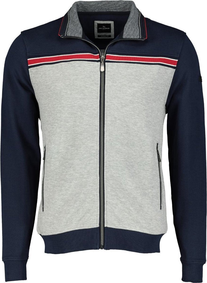 Jac Hensen Vest - Modern Fit - Grijs - 6XL Grote Maten