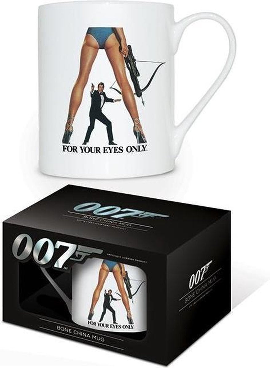JAMES BOND - Bone China Beker 315 ml - For Your Eyes Only