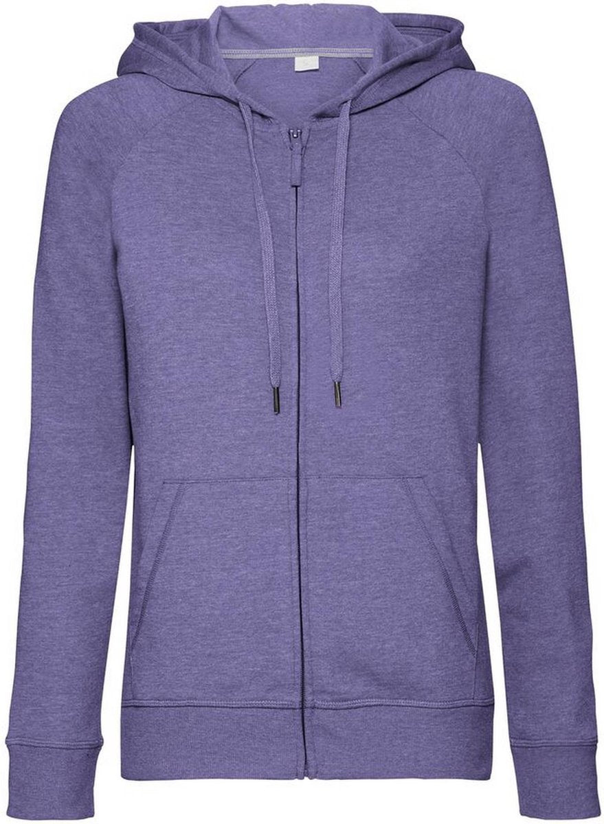 Russell Dames/dames HD Ritssweater met rits (Blauwe mergel)