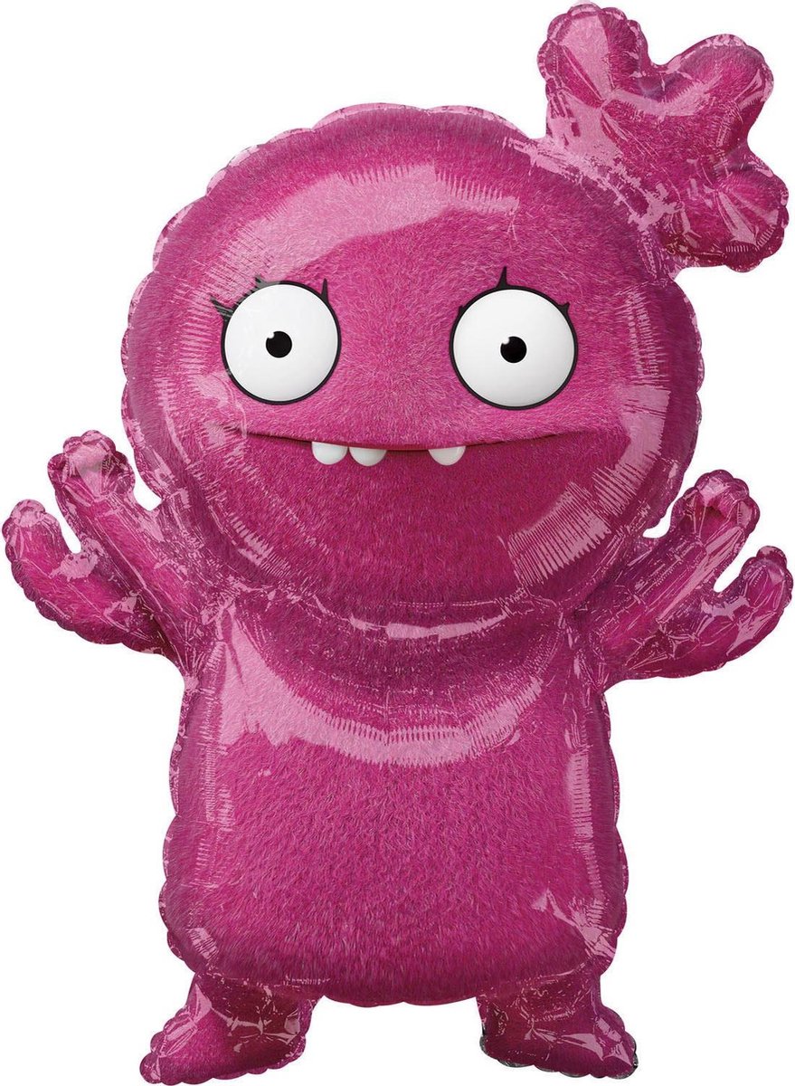 Anagram Folieballon Supershape Ugly Dolls Moxy 81 Cm Paars