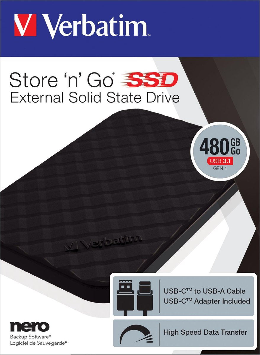 VERBATIM STORE 'N' GO PORTABLE SSD USB 3