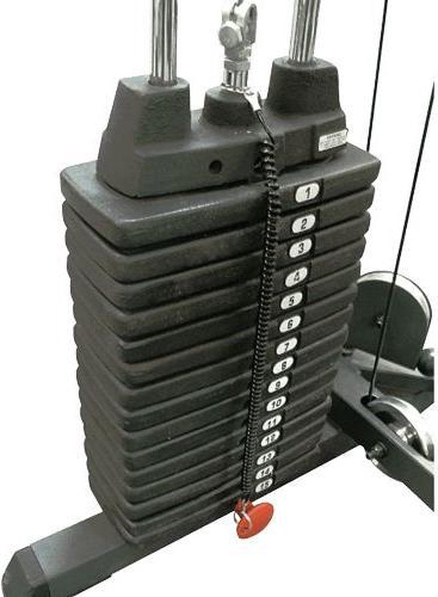 Body-Solid Uitbreidingskit SP150 (67.5 kg) - Gietijzer - Zwart