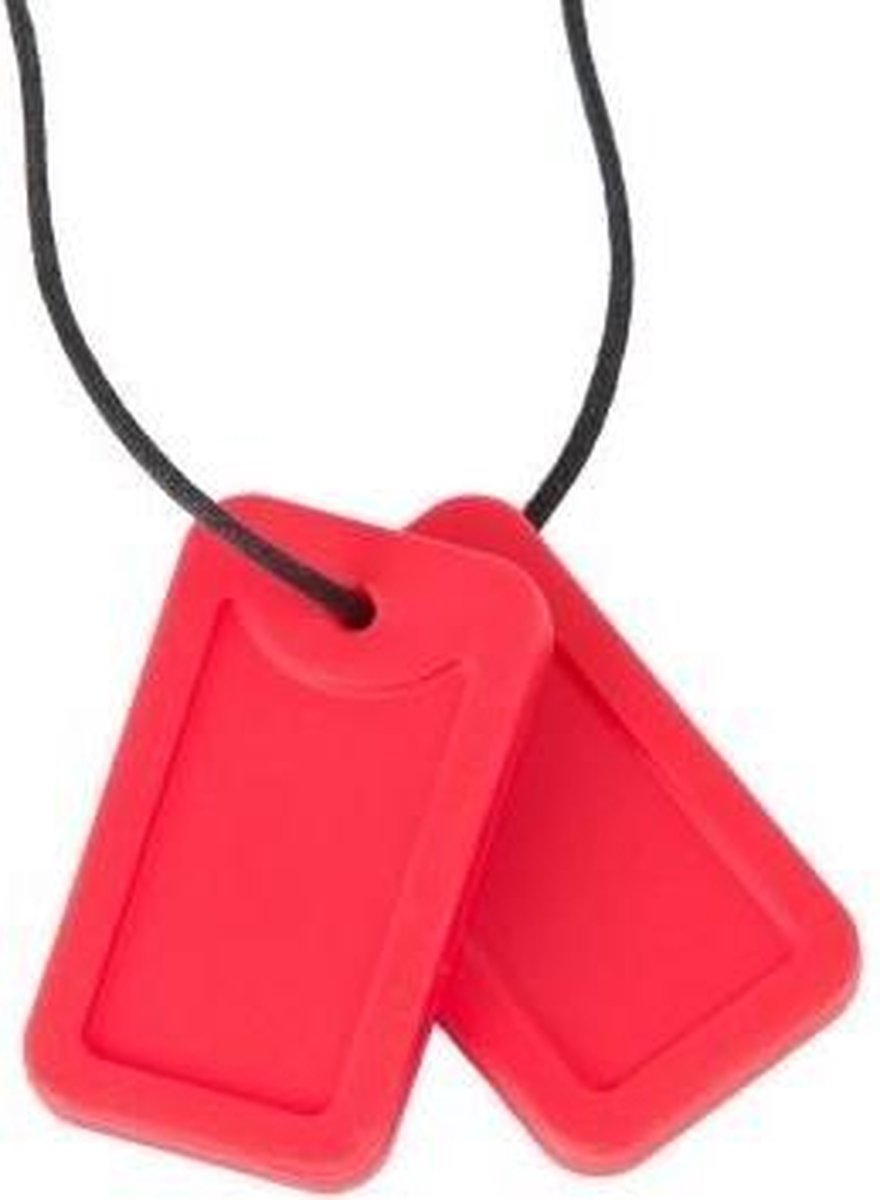Chewigem Dog Tag Rood