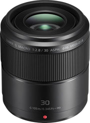 Panasonic Lumix G Macro 30mm / F2.8 ASPH. / MEGA O.I.S. SLR Macrolens Zwart