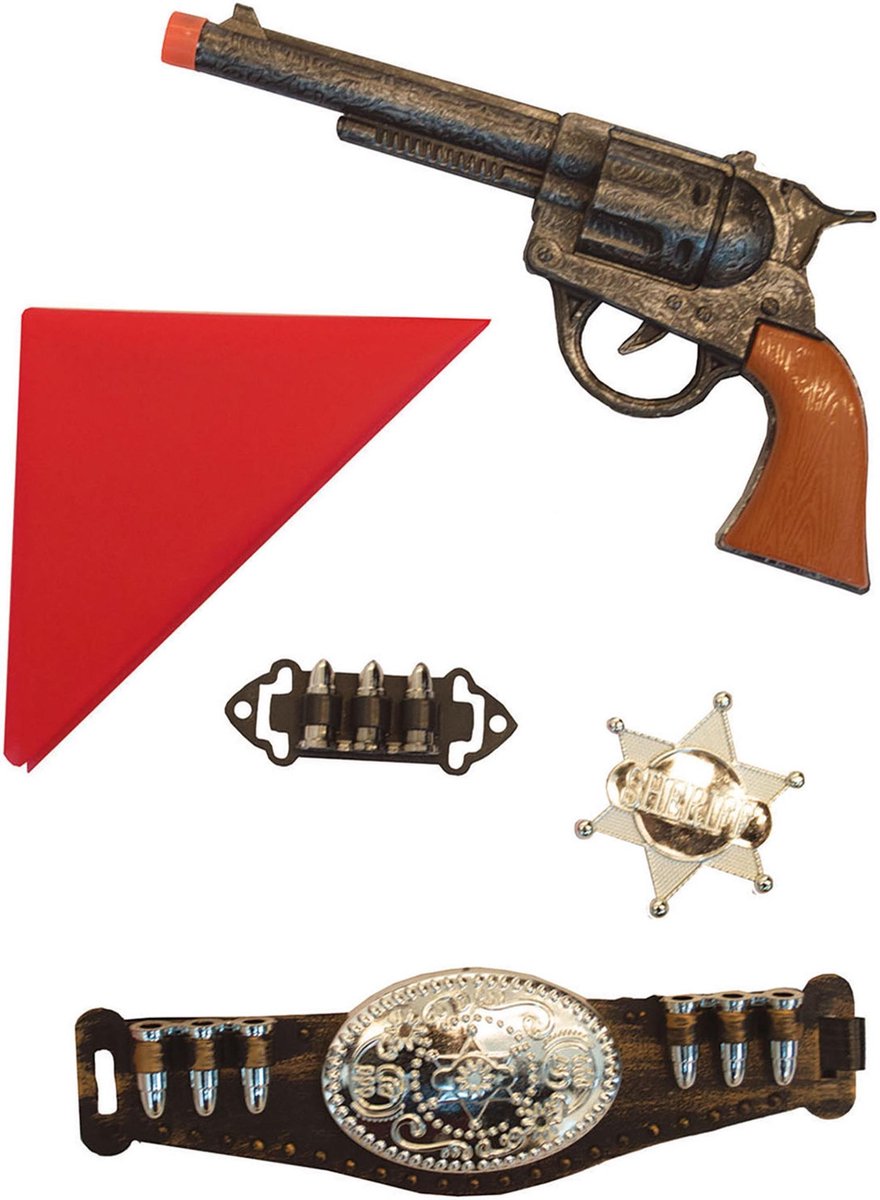 ESPA - Cowboy set met 5 delen voor kinderen - Accessoires