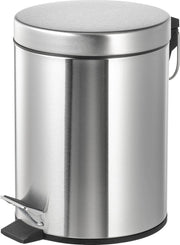 RVS Pedaalemmer met deksel en kunststof binnenemmer - 12 Liter