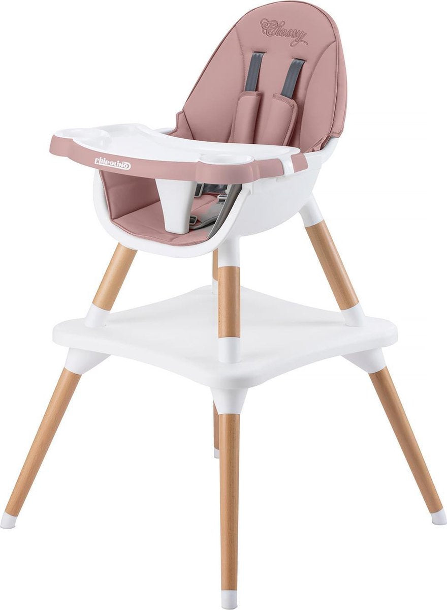 Kinderstoel 3 in 1 Classy roze peony chipolino