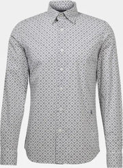 G-star Overhemd Slim Fit Wit Print (D16171 - C173 - 9853)