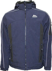 Nordberg heren winterjas Ole navy melange - maat 3XL