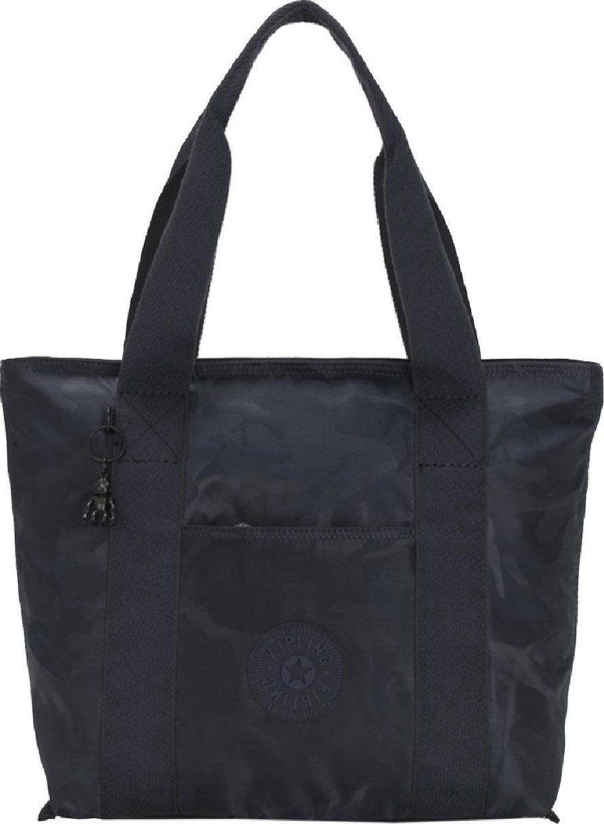 Kipling Era S Shopper satin camo blue