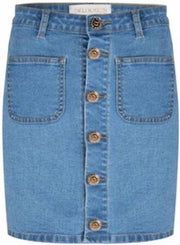 Skirt Lilly - Spijkerrok Blauw - A-lijn rok - Jeansrok - Maat XL