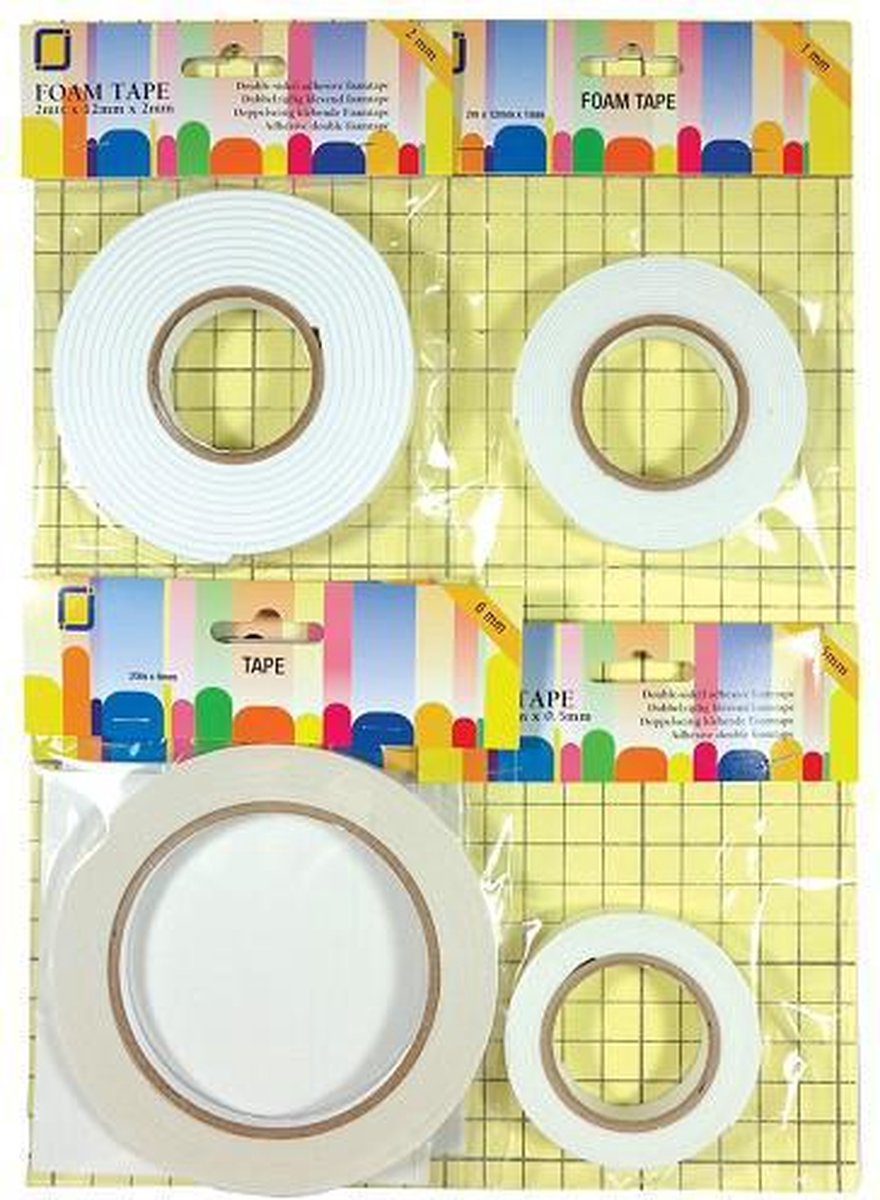 JeJe Foamtape/foil set 8 x 1 ST 3.3099