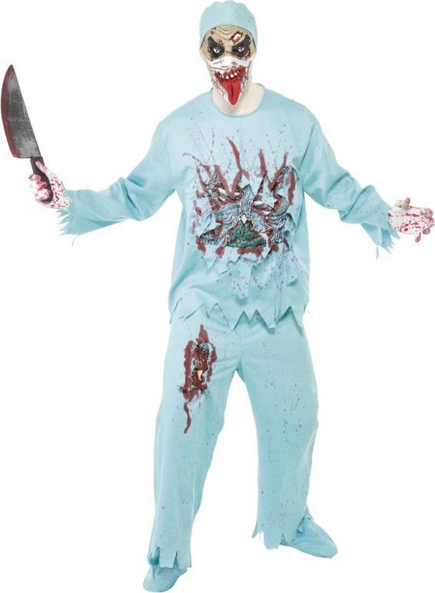 Zombie Dokter Chirurg kostuum - Halloween outfit voor heren maat L-XL