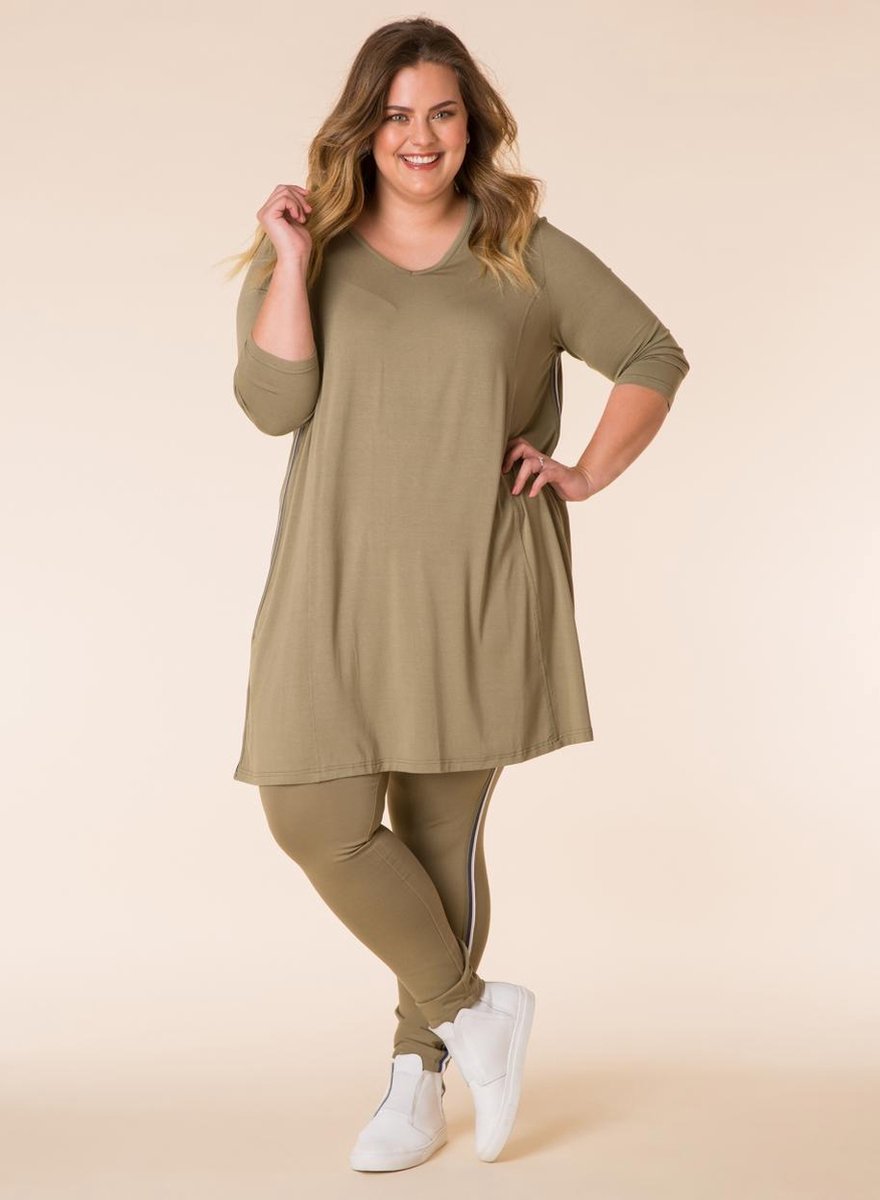 YESTA Arnika Tregging - Khaki - maat 2(50)