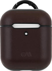 Case-Mate Case & Neck Strap voor AirPods - Leder - Brown