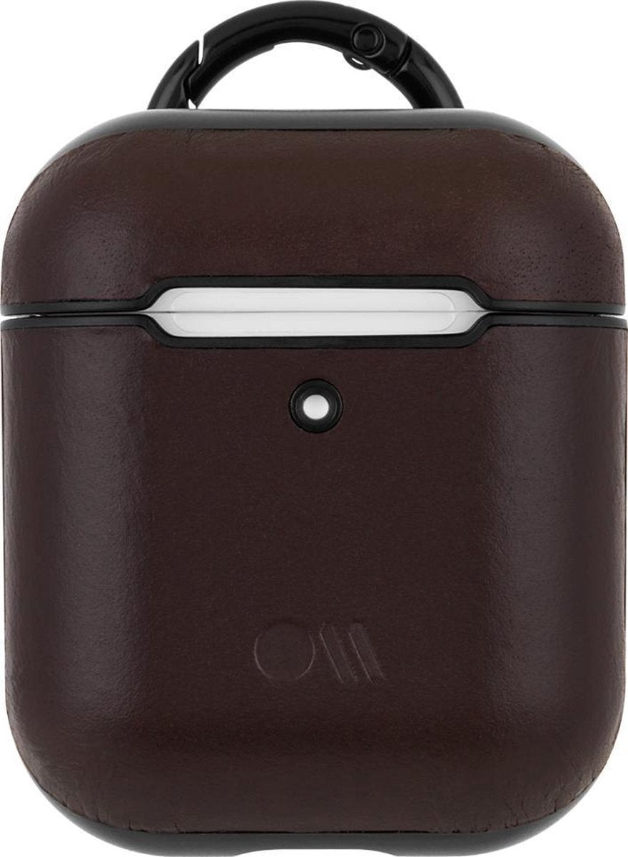 Case-Mate Case & Neck Strap voor AirPods - Leder - Brown