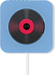 Innvision CD speler met radio en Bluetooth - Retro design - Ook voor kinderen - CD / Radio / USB / AUX / Bluetooth - Blauw