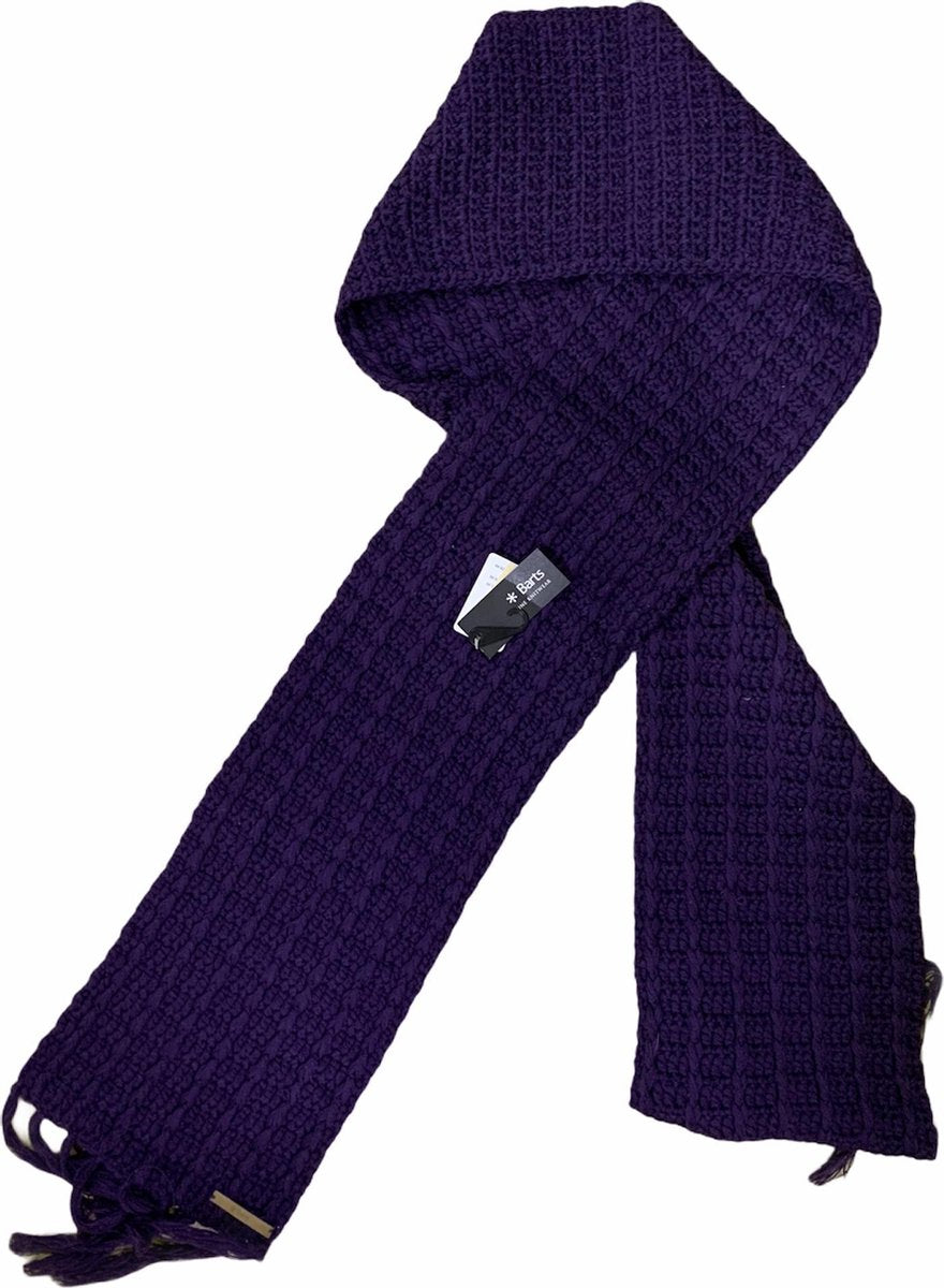 Barts  Liv Scarf Dark Violet Maat One Size