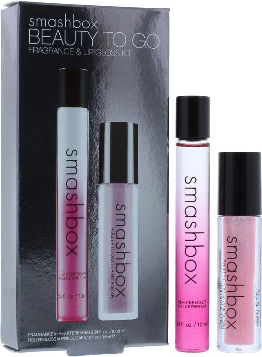 Smashbox Heartbreaker Geschenkset 10ml EDP Roller + 3.6ml Roller Gloss Pink Sugar