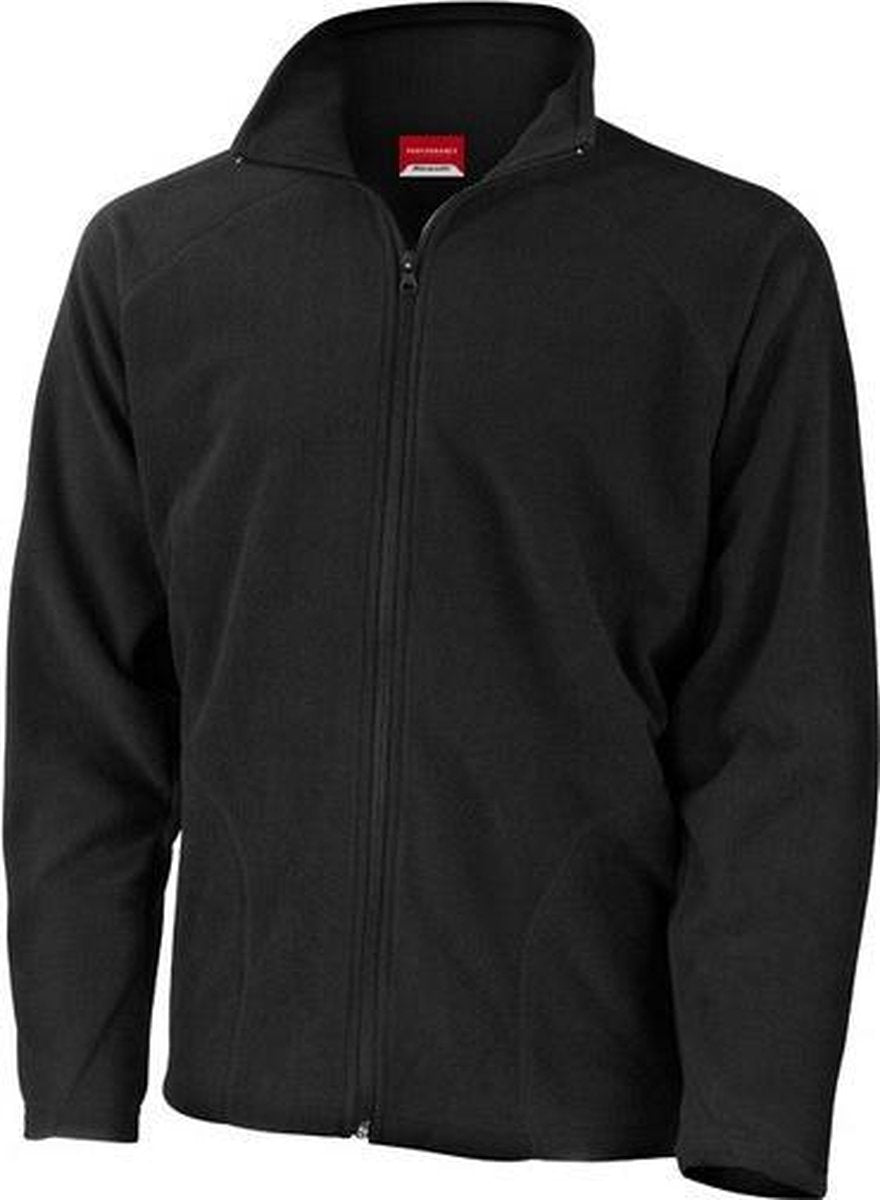 Zwart fleece vest Viggo voor heren XL