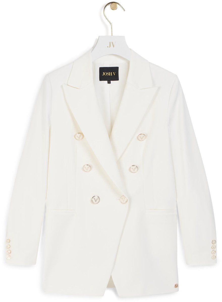 JOSH V     BLOOM Blazer Wit - Maat S