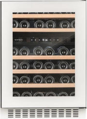 Temptech OX60DRW wijnkoelkast - greeploos - 46 flessen - 2 zones -wit