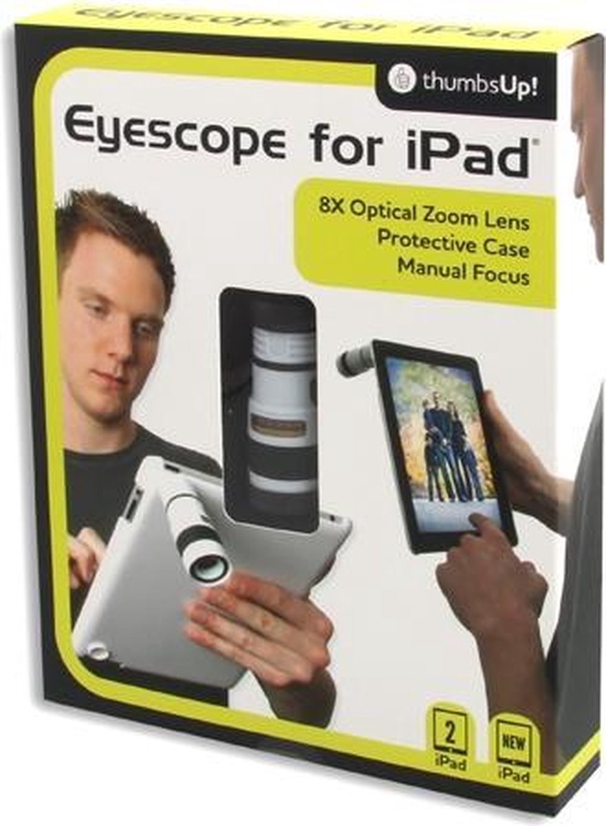 thumbsUp! - Eye Scope voor iPad 2 -objectief - 8 x zoom