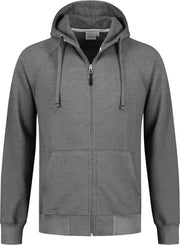 Santino hooded sweatvest Dark grey Maat XXL