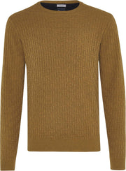 Jax | Pullover zigzag okergeel