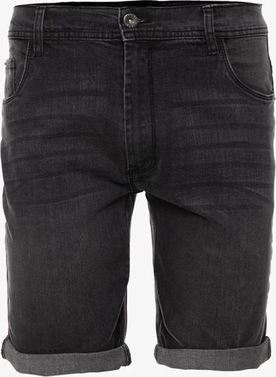 Unsigned heren denim short - Zwart - Maat 3XL