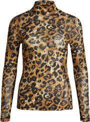 Objsiro L/s Top 116 23036409 Sepia/animal Bla