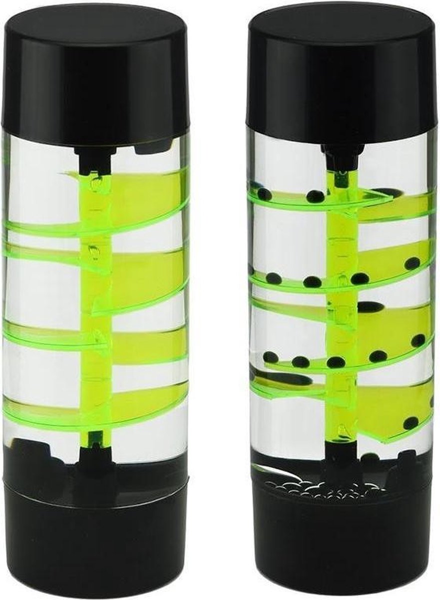 Groen en zwart Spiral Liquid Timer