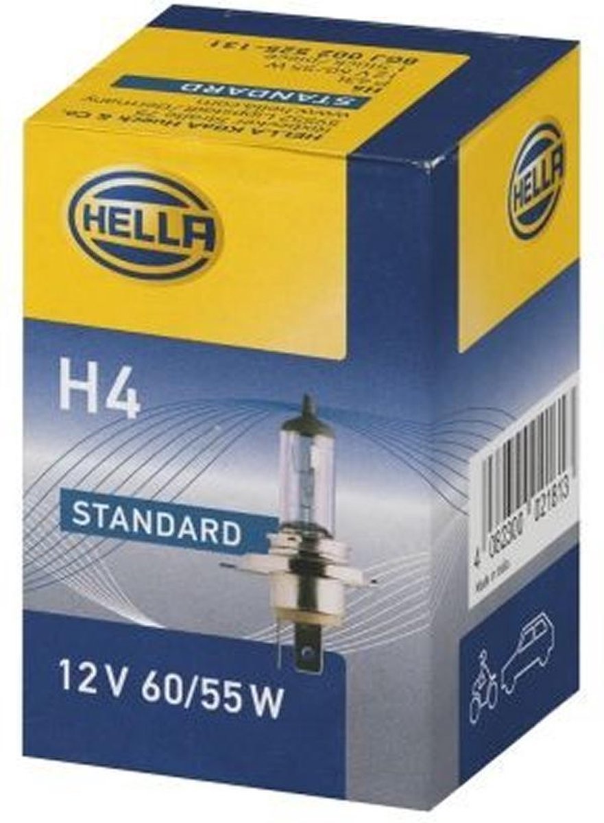Hella autolamp H4 12V 60/55W standard