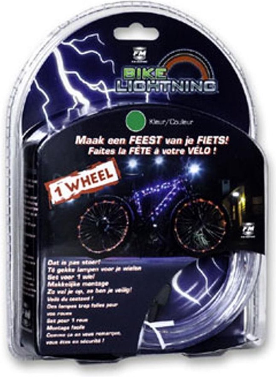 Wheely Bright 1 LED Fietsverlichting Strip Groen