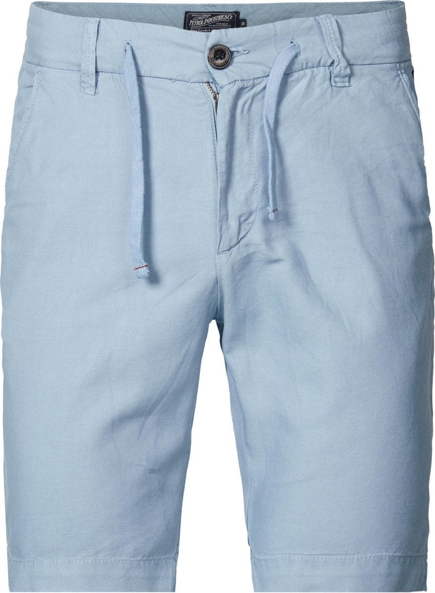 Petrol Industries - Heren Linnen chino - Blauw - Maat M