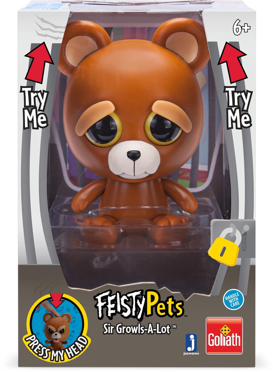 Feisty Pets 4" Bear