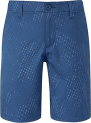Match Play Printed Short - Petrol Blue maat: 10    kinderen > golf kleding > golf jongens > korte broek