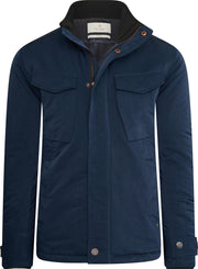 Cast Iron - Heren Jas winter Winter Field Jacket - Blauw - Maat XL