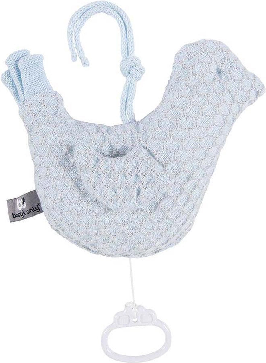 Baby's Only Muziekdoos vogel Sun - poederblauw/zilvergrijs